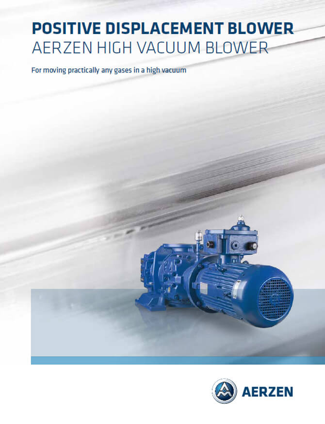 Aerzen High Vaccum Blower HV series - PDF catalogue